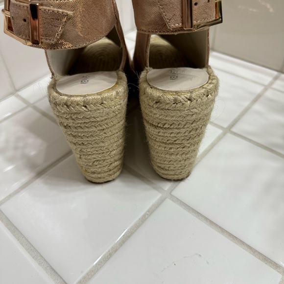 Kenneth Cole Olivia Rose Gold Wedge Espadrille - Picture 4 of 6